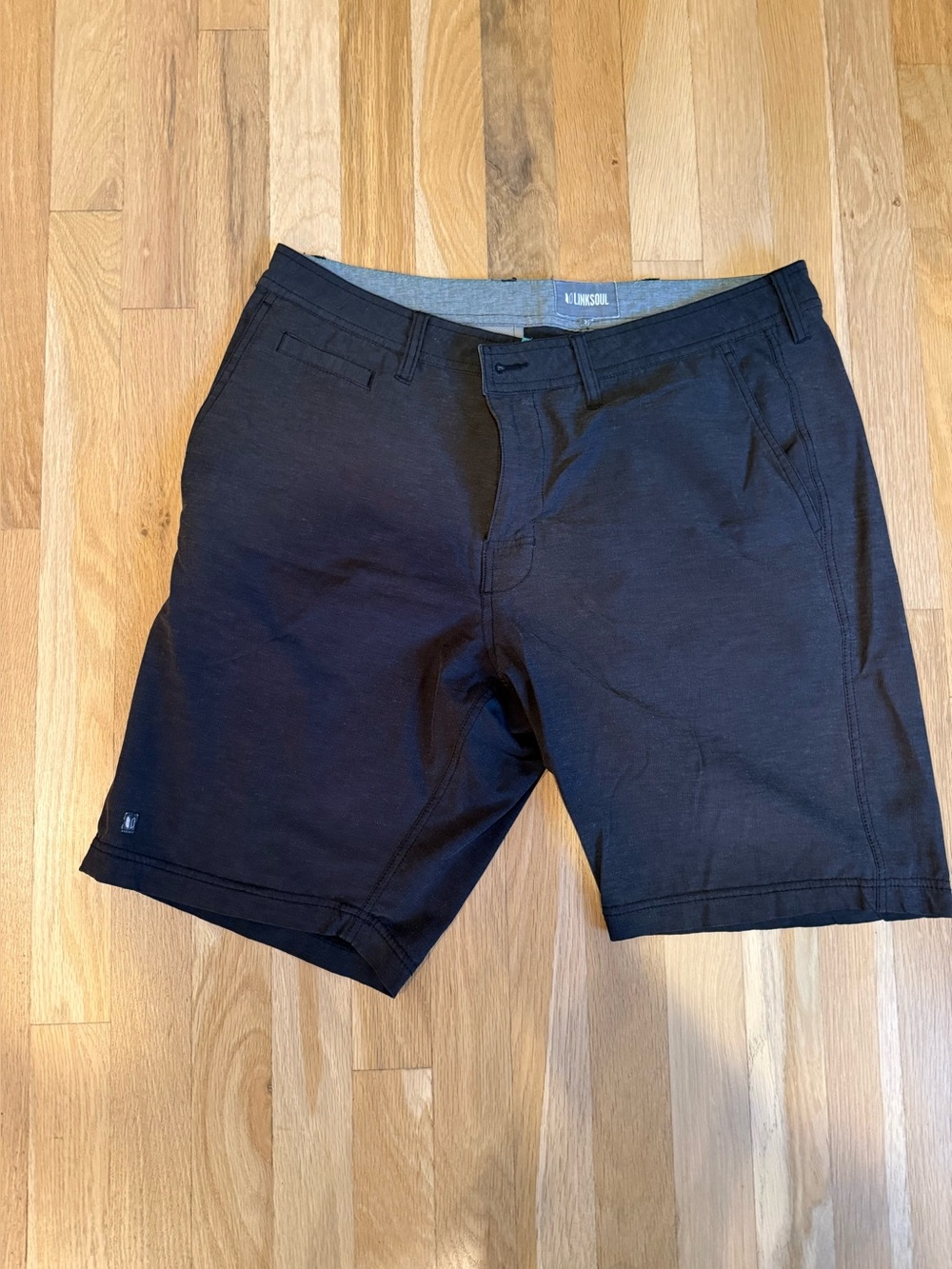 Men’s Linksoul Solid Boardwalker Shorts Size 35